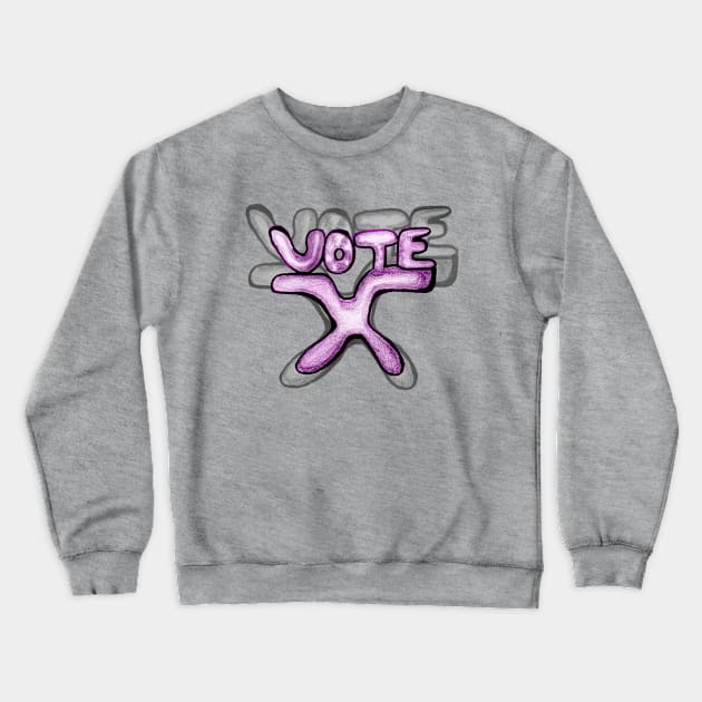 Vote Crewneck Sweatshirt by IanWylie87